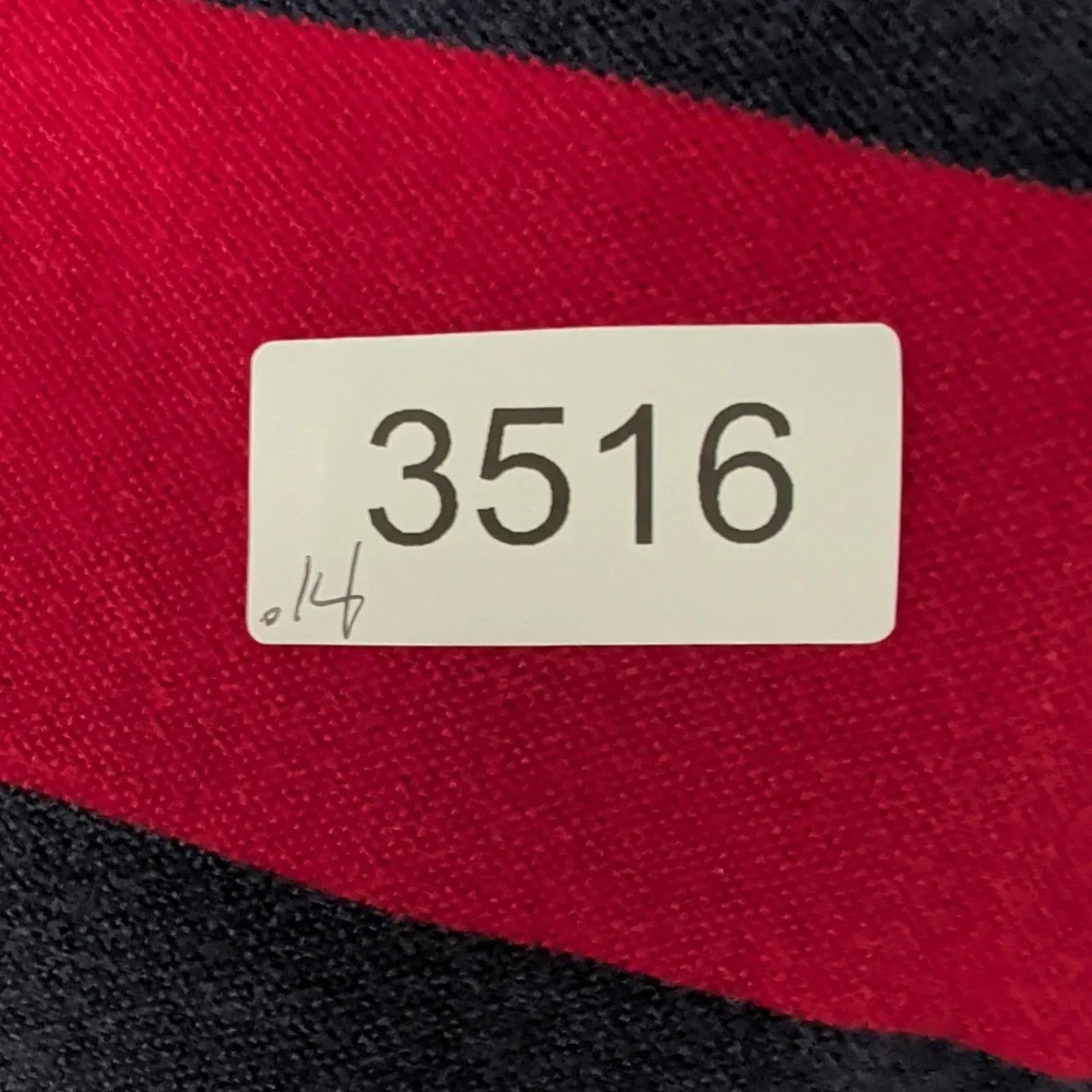 Polo Ralph Lauren Polo Shirt Mens‎ XL Red Navy Blue Striped Cotton Short Sleeve